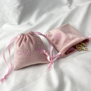 Custom Printed Velvet <b>Dice</b> Storage Bag Drawstring Tarot Card Holder Bag Jewelry Packaging Pouch Pink Velvet Gift Bags - Product Image 3