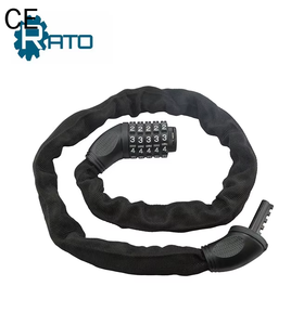 Antivol de vélo en gros d'usine, code à combinaison à 5 chiffres, chaîne de vélo, câble de 100 cm, antivol de cyclisme - Product Image 5