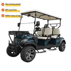 오프로드 사냥 골프 카트 2 4 좌석 5KW 모터 강력한 파워 전기 사냥 골프 카트 리튬 배터리 골프 사냥 카트 가격 - Product Image 2