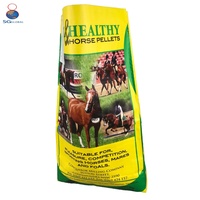 25kg 50lb100lb en plastique animal volaille cheval cerf poisson bovins 50kg clair PP tissé sac d'emballage d'aliments pour animaux vente d'aliments pour poulets