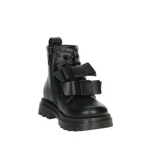 Botas Florens Bambine E5535 Nero hasta la pantorrilla para niñas, de cuero negro - Product Image 5