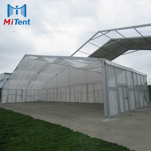 Tente de réception de mariage à portée libre 40x60, tente d'événement pour 1000 personnes avec parois en verre - Product Image 3