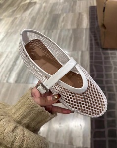 <span class=keywords><strong>Zapatos</strong></span> Planos Mary Jane de Malla Hueca Tipo Panal para <span class=keywords><strong>Mujer</strong></span>, OEM ODM, de Piel de Oveja, con Correa Ajustable, Ligeros, Antideslizantes y Transpirables - Product Image 2