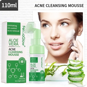 <span class=keywords><strong>Detergente</strong></span> Viso Schiumogeno Fermentato per il Controllo dell'Olio, Restringimento dei Pori, Pulizia Profonda, Anti-Acne e Brufoli, con Acido Ialuronico e Aloe Vera - Product Image 2