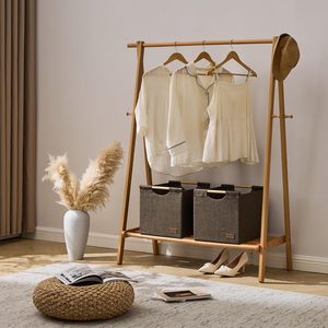 Ensemble de 2 cubes de rangement à poignées en bois, capacité 10-20L, design flexible <span class=keywords><strong>pour</strong></span> étagères <span class=keywords><strong>Kallax</strong></span>, salons, chambres, vêtements - Product Image 4