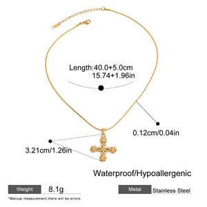 Günlük Kullanım İçin Sıcak Fırsat Unisex Trend Kalp Zirkon Bağlantılı Zincir Altın Kaplama Paslanmaz Çelik Kolye - Product Image 5