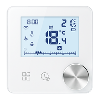 Termostato para Caldera de Gas, Termostato Digital Programable para Sistema de Calefacción de Caldera, Pantalla LCD con Retroiluminación