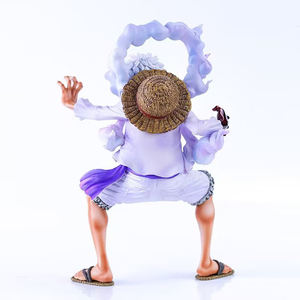 Jouets en résine PVC de haute qualité Action & toy 22cm dieu soleil démon fruit Gear 5 figurines d'anime de posture de combat Nika une pièce Luffy - Product Image 5