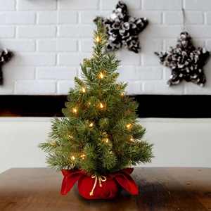 <span class=keywords><strong>Sapin</strong></span> de Noël miniature de 60 cm, décoration artificielle de bureau, cadeau de Noël pour la famille - Product Image 1