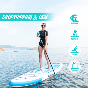 Anh miễn phí vận chuyển dropshipping bán buôn Inflatable sup mái chèo bảng nhà máy màu xanh mềm ván lướt sóng lướt sóng đứng lên isup Nước Hội Đồng Quản Trị - Product Image 5