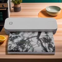Impresora Portátil BT de 8 Pulgadas, Mini Impresora Térmica Inalámbrica Portátil de Tamaño A4 con Impresoras Térmicas Mini BT