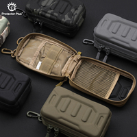 Protector Plus - Sacoche de ceinture tactique légère en nylon à coque rigide pour accessoires EDC - Sac banane tactique d'extérieur