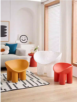 Fauteuil de style nordique en forme de patte d'éléphant, canapé paresseux créatif pour salon, fauteuil individuel pour enfants, chaise de loisirs pour gîte