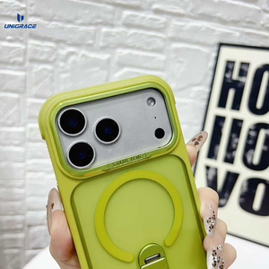 <span class=keywords><strong>Coque</strong></span> <span class=keywords><strong>magnétique</strong></span> givrée mate UNIGRACE support rotatif à <span class=keywords><strong>360</strong></span> ° housses de téléphone pour <span class=keywords><strong>Iphone</strong></span> 17 étui Airbag pour <span class=keywords><strong>Iphone</strong></span> 15 16 Pro Max étuis - Product Image 3