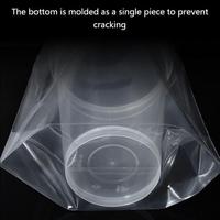 Pochette d'emballage personnalisée en LDPE souple et transparente pour magasin de bubble tea, sac d'emballage simple ou double pour gobelets, jus, café, et contenants alimentaires à emporter