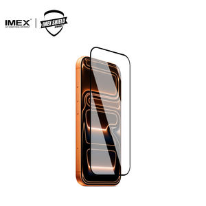 Lot de 2 protections d'écran en verre trempé haute alumine 9H 2.5D pour <span class=keywords><strong>iPhone</strong></span> Air Mobile Phone Glass 17 Pro Max 16 Pro - Product Image 2