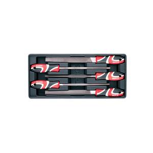 Juego de 5 limas Yato # 2 limas planas de grado industrial de 250 mm para herramientas de carpintería y metalurgia - Product Image 1