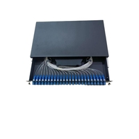 Panel Patch Frame Distribusi Serat Optik ODF 48 Port dengan Konektor FC/SC/ST/LC Garansi 3 Tahun Dari Pabrik Cina