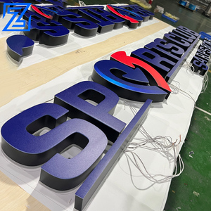 Letrero Comercial Iluminado LED 3D Personalizado ZZC, Letras Acrílicas Retroiluminadas, Certificación ISO9001, Alta Visibilidad, Garantía de 2 Años - Product Image 2