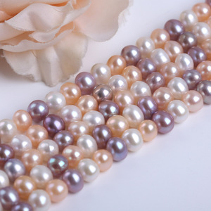 Wholesale 7-8mm Round Natural Freshwater <b>Pearl</b> String DIY Necklace Handmade Jewelry with <b>Loose</b> <b>Pearls</b> - Product Image 4