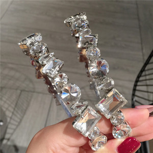 Fasce per capelli in cristallo personalizzate fatte a mano per donne e ragazze, fermagli per capelli in cristallo di tendenza - Product Image 4