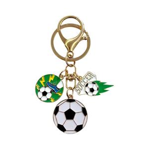 Gantungan Kunci Koin Ringan Bahan Zinc Alloy Bergaya Kartun Vintage Souvenir Sepak Bola AS-Kanada-Meksiko 2026 Grosir - Product Image 5
