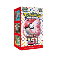 Boîte de boosters Pokémon 151 coréenne scellée d'usine Scarlet & Violet (coréen) – Cartes à collectionner Pokémon pour cadeau de Noël
