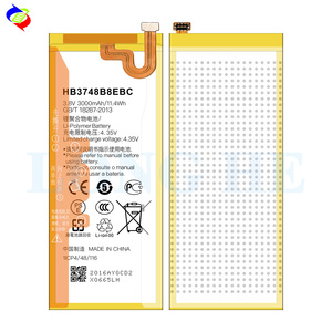 3000mAh HB3748B8EBC Cep Telefonu Pil için huawei Ascend G7/G7-L01/G7-L03/G7-TL00/G7-UL10/G7-UL20/C199 - Product Image 3