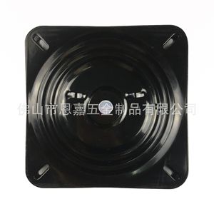 Positive Half Bead Turntable Black Iron 6.5 7 8 10 Inch Durable Furniture <b>Hardware</b> Minimalist Style - Product Image 4