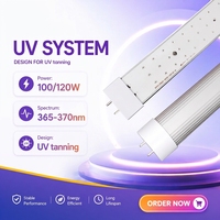 LEARNEW Lampe de remplacement pour lit de bronzage UV LED de photothérapie faciale et corporelle à lumière noire