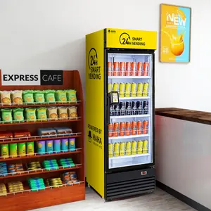 Venta caliente vendedor superior máquina de aperitivos y bebidas máquina expendedora combinada automática