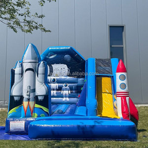 Castillo Inflable Comercial Grande con Tobogán y Zona de Juegos - Product Image 6