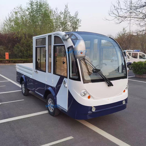 2026 New Energy Four-Wheeled Electric Minivan <b>Flatbed</b> <b>Truck</b> Bucket Goods Transport Vehicle Sightseeing Bus Car Q235B Steel - Product Image 4