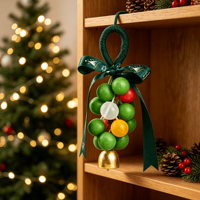 Savon artisanal en forme de grappe de raisin de Noël, boule parfumée pour l'aromathérapie, nettoyant corporel, coffret cadeau, vente en gros OEM