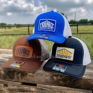 Casquettes de baseball à dos en maille avec patch brodé personnalisé, casquettes de camionneur Richardson 112 - Product Image 4