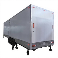 Remorque de toilettes portable de luxe à 4 postes, personnalisable, tout-terrain, pour usage scolaire et hospitalier, modèle 2025