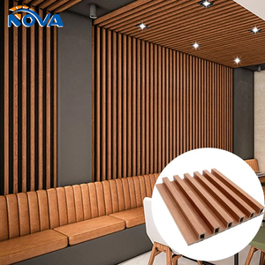 Yüksek Performanslı Çevre Dostu WPC Duvar Kaplaması Yanmaz Su Geçirmez Modern Tasarım Yatak Odası Otel Ticari Tadilat için - Product Image 3