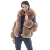 Coat Coats Winter Super Popular Wholesale Furry Warm Fur Cropped Coat Customize Color And Size Women Real Fox Fur Coats