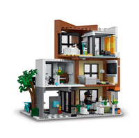 Ensemble de blocs de construction d'appartements urbains XMORK, série Street View, modèle éducatif en plastique pour enfants et collectionneurs