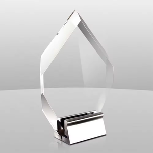 Trofeo de logro de cristal único de alta calidad Premios acrílicos corporativos coloreados - Product Image 6