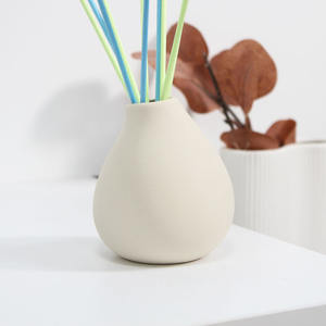 Indoor Decoration Modern Ceramic Small Flower <strong>Vase</strong> Reed <strong>Diffuser</strong> Bottle Modern Simple <strong>Vase</strong> - Product Image 5