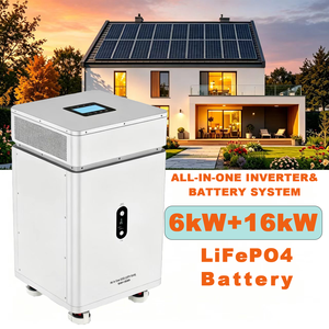 All-In-One Stackable <b>Battery</b> 6KW+16KWH Lithium <b>Battery</b> Solar Charging Pure Sine Wave Communication Port Wifi BMS - Product Image 1