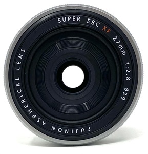 ใช้เลนส์กล้อง Fujinon XF27mmF2.8 - สีเงิน - Product Image 1