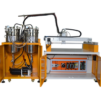 2024 Machine d'injection de colle PU carrée de voiture Machine d'injection automatique de colle filtre à air PU faisant la machine