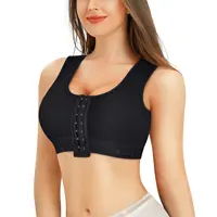 BRABIC Women Front Closure Post Surgery Everyday Bras for Mastectomy  Support Wirefree Padded Beige at  Women's Clothing store