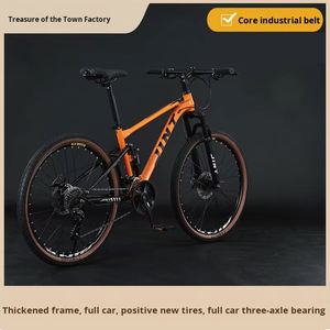 HG-A01 Bicicletta da Montagna in Acciaio al Carbonio con Doppia Sospensione e Doppio Freno a Disco, 26 Pollici, 24 Velocità, Capacità Massima 150kg - Product Image 3