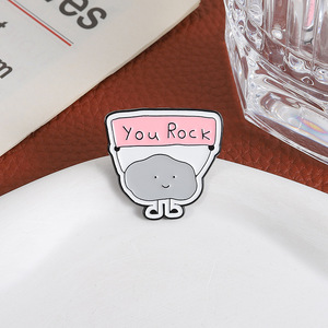 Broche en émail robuste, thème Amour, motif dessin animé amusant, jeu de mots sur la géologie, pour sac à dos, revers, bijou, cadeau pour amis - Product Image 4