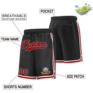 Custom Basketball <b>Shorts</b> <b>Men</b> Youth Mesh Breathable With Pockets And <b>Patch</b> Design For Sports Workout - Product Image 1