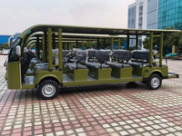 Bus électrique de tourisme fiable à 4 roues motrices pour 8, 11, 14, 17, 23 ou 27 passagers, idéal pour les stations balnéaires, les parcs et les zones touristiques.