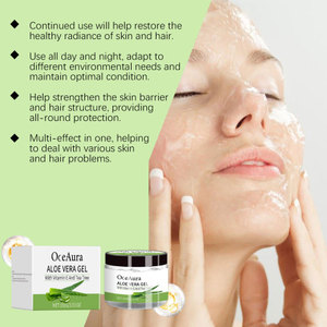 OceAura Arbre à Thé <span class=keywords><strong>Gel</strong></span> d'<span class=keywords><strong>Aloe</strong></span> <span class=keywords><strong>Vera</strong></span> Réparateur Hydratant Raffermir Et Nettoyer La Peau - Product Image 2